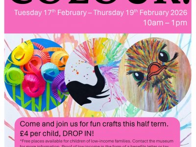 Half Term Family Activities at Hertford Museum: Colour