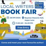 I will be at the Royston Book Fair