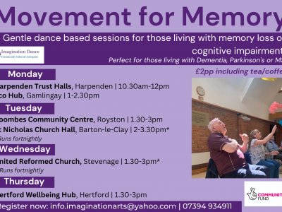 Movement for Memory: Stevenage