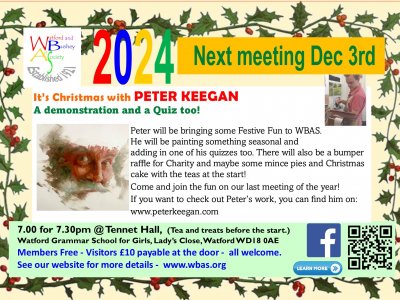 SANTA (AKA PETER KEEGAN) IS COMING TO WATFORD TOWN!