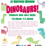 Toddler Tuesday at Hertford Museum: Dinosaurs!