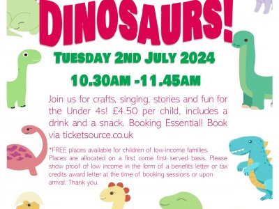 Toddler Tuesday at Hertford Museum: Dinosaurs!