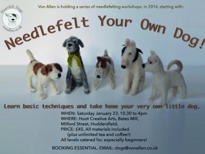 Needle Felting Workshop - Needle felt your own pooch!