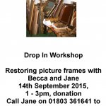 Workshop restoring picture frames