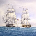 Action between USS Constitution and HMS Guerriere 1812