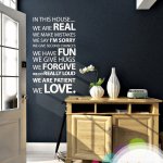 In this house Wall Sticker for families
